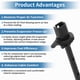 thumbnail image 4 of REGALWOVEN No.6E5Z-19C734-BA Sensor de Temperatura del Evaporador para Ford Fusion, 4 of 7