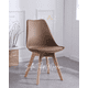 thumbnail image 2 of 4und Silla de comedor Tulip Acolchada - Marron, 2 of 4