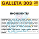 thumbnail image 2 of Galleta 303 - Envase Individual - Fruna (Bolsa Con 25 Un), 2 of 3