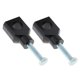 thumbnail image 1 of Abrazadera Negra De Elevadores De Manillar De 1 Pulgada Para Fatboy Sportster Touring, 1 of 5