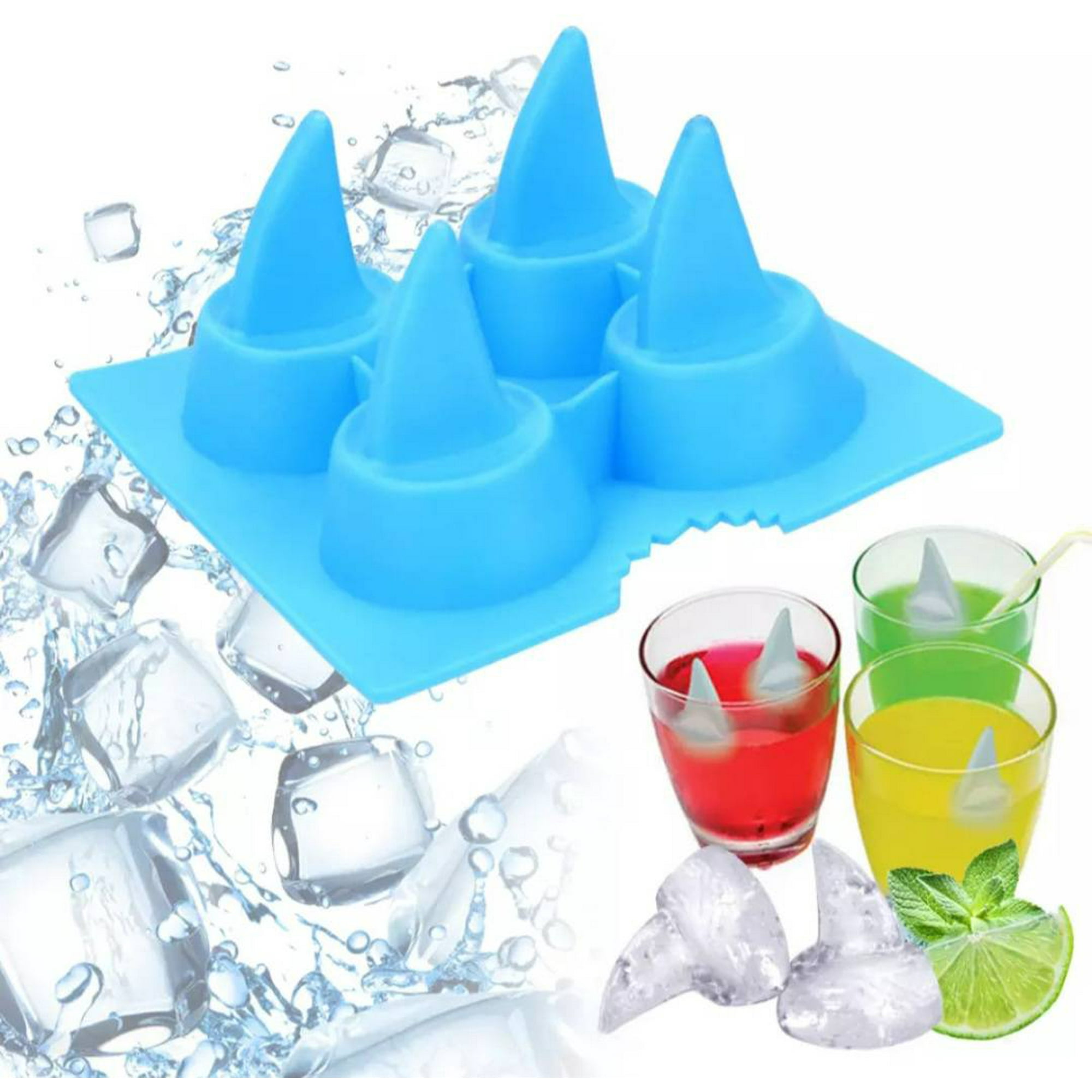 Mundo Eve - Molde Para Hielo Aleta Tiburón