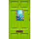 thumbnail image 2 of Letrero metálico de aluminio para colgar en pared o puerta con forma de pez koi, 30 x 40 cm, 2 of 3