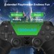 thumbnail image 5 of BLUE LAKE Performance Controlador de Juego Inalámbrico Pack de 2 Compatibles con PS4/Steam/Android/iOS, Carga USB‑C 1000 mAh – Negro, 5 of 8