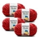 thumbnail image 1 of Hilo de poliéster supervoluminoso Blanket Brights™ n.° 6, rojo coche de carreras, 300 g, 220 yardas (paquete de 4), 1 of 5