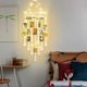 thumbnail image 3 of Expositor de fotos para colgar, decoración de pared, macramé, diseño hogareño, con luz, 3 of 7