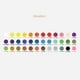 thumbnail image 3 of Lápices De Colores Himi-miya Borrables 36colores, Ecológico, 3 of 10
