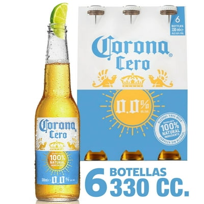 Cerveza Sin Alcohol 0.0° Pack 6 Botella 330 Ml Corona