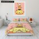 thumbnail image 1 of Sanrio Pom Pom Purin Printed Bedding Set Cartoon Microfiber Bed Set Pillowcase Adult Bed Cover Bedroom Bed Set Duvet Bed Sheets, 1 of 5