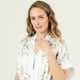 thumbnail image 4 of Bata de Mujer Mini Satin Blanco Flor, 4 of 4