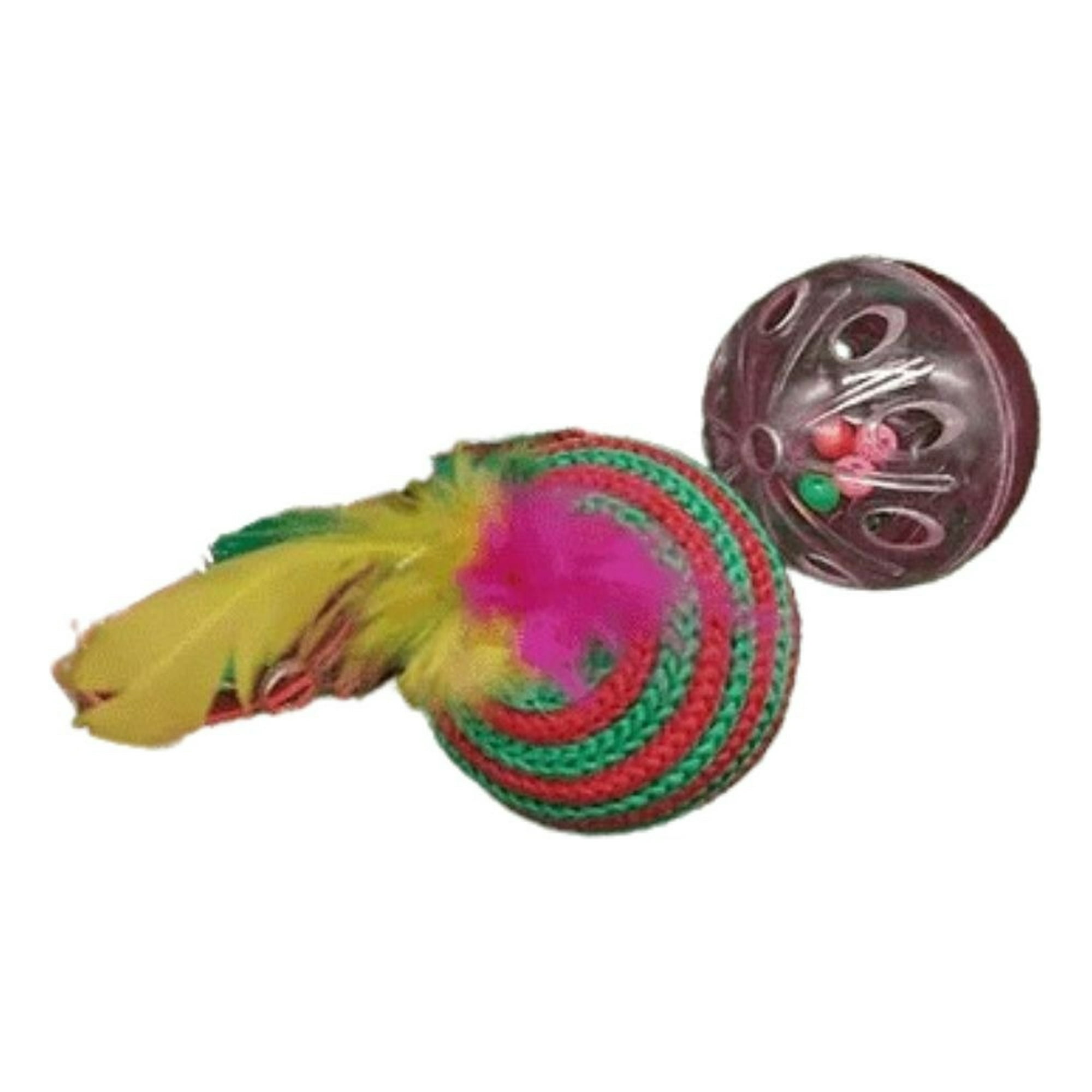 Set 5 Juguetes Interactivo Con Plumas Mascotas Estimular Lau