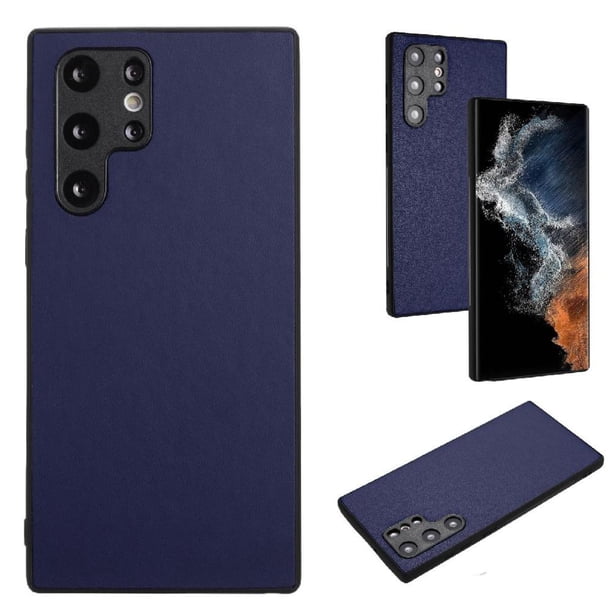 Funda Antigolpes para Samsung Galaxy S22 Ultra Cubierta Delgada Azul