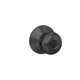 thumbnail image 1 of Pomo de puerta Schlage F-Series Plymouth con entrada negra mate, 1 of 9