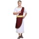 thumbnail image 1 of Disfraz Eraspooky para adulto, emperador de Roma, césar, toga para hombre, 1 of 1