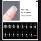 thumbnail image 1 of 120 Pcs,Clear Nail Tips,Full Cover Fake Nail Tips With Box,Acrylic Matte False Nail Tips For Nail Salons Home DIY, 1 of 3
