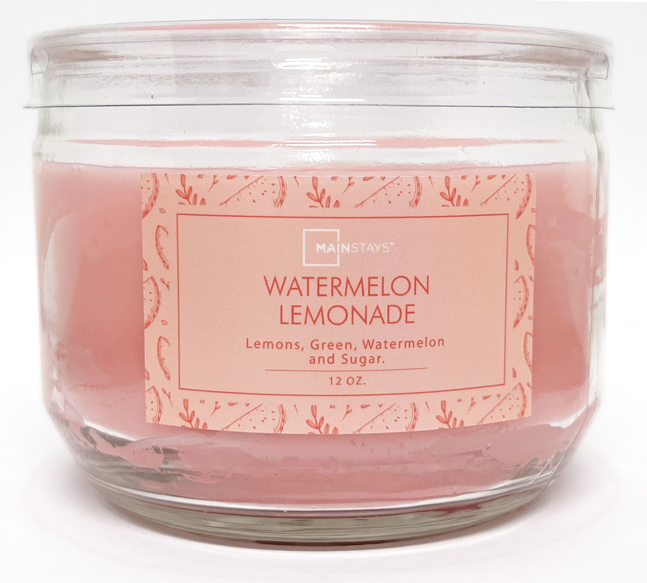 Mainstays - Velas Y Esencias Aromática Watermelon Lemonade Rosado