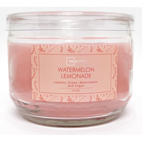Velas y Esencias Aromática Watermelon Lemonade Rosado, 1 Un