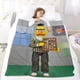 thumbnail image 5 of Bert anti-pilling, suave, ligera, esponjosa y acogedora de lujo para hogar y cocina – Perfecta para niños y adultos,120X150cm, 5 of 6