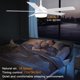 thumbnail image 5 of Ventilador de techo YUHAO 132 cm con luz LED y control remoto de 6 velocidades, 5 of 9