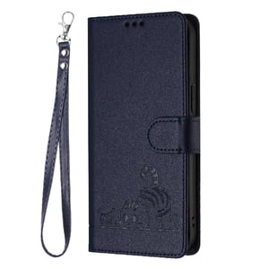 Funda Tipo Cartera Foxdock Para Xiaomi Redmi Note 13 4G Con Soporte, Ranuras, Rfid, Diseño De Gato