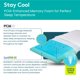 thumbnail image 5 of Pillow BLISSBURY, espuma viscoelástica refrescante, 6,6 cm, delgada para el abdomen, 5 of 9