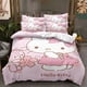 thumbnail image 1 of Hello_Kitty 3 Pcs Comforter Set with 2 Pillowcases,Halloween Christmas Hello_Kitty Bedding Set Sheet Set for Kids Adults,All Season Lightweight, 1 of 5