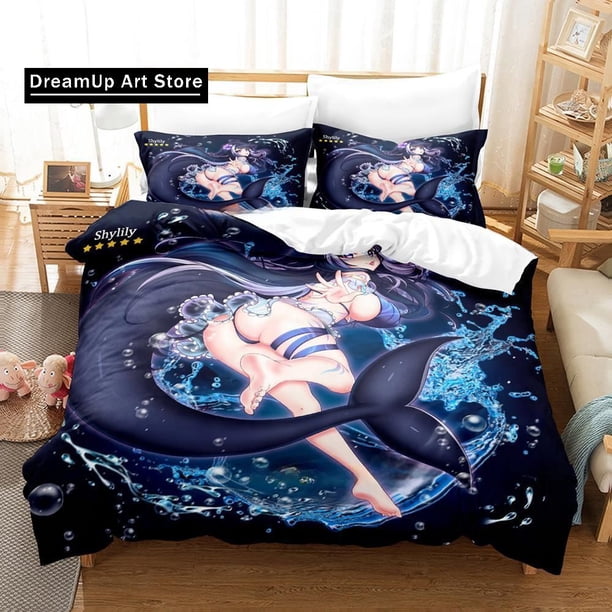 Anime Kawaii Girls Shylily Bedding Set Bed Set Adult Kid Bedroom Duvet cover Sets Home Textiles