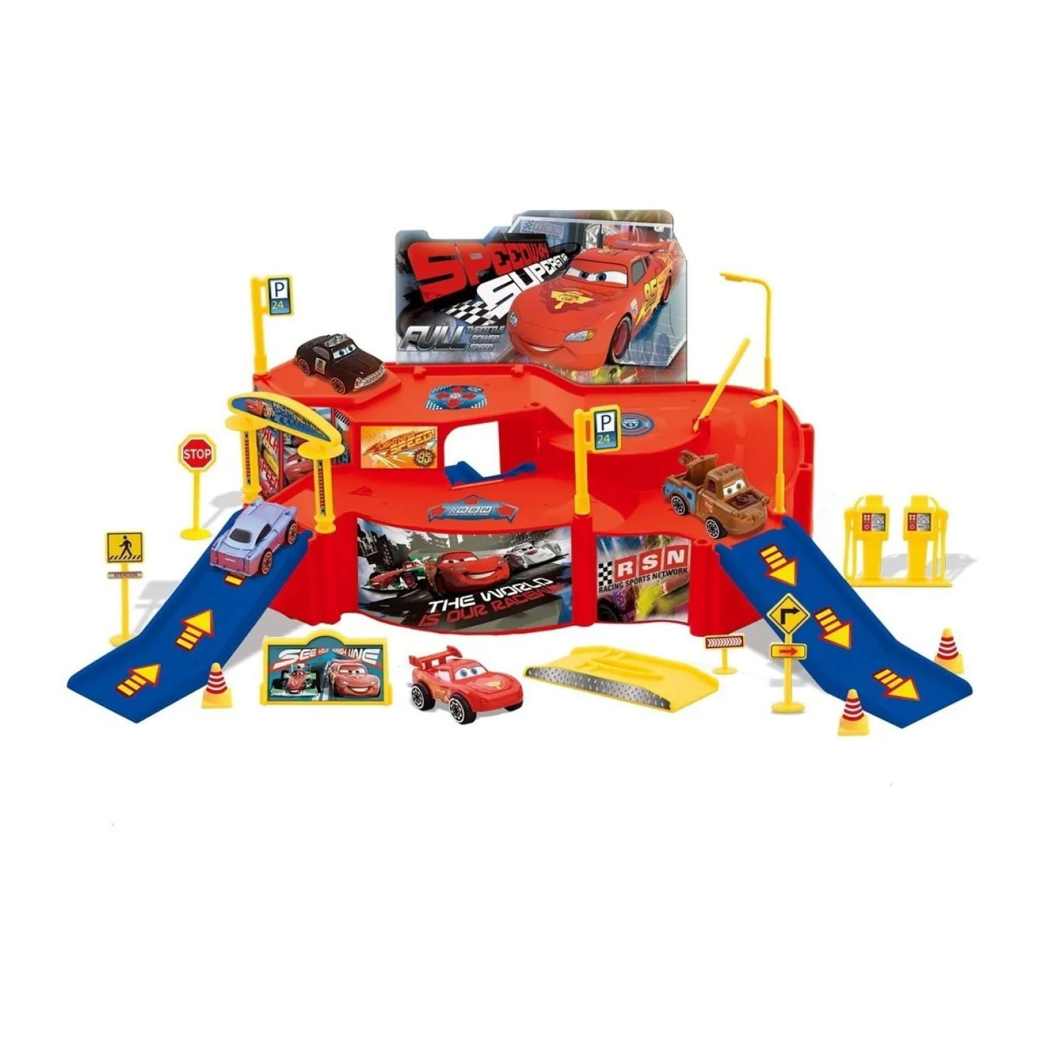 Genérico - Juguete Pista Garage Con Autos Y Rampas Accesorios Infantil