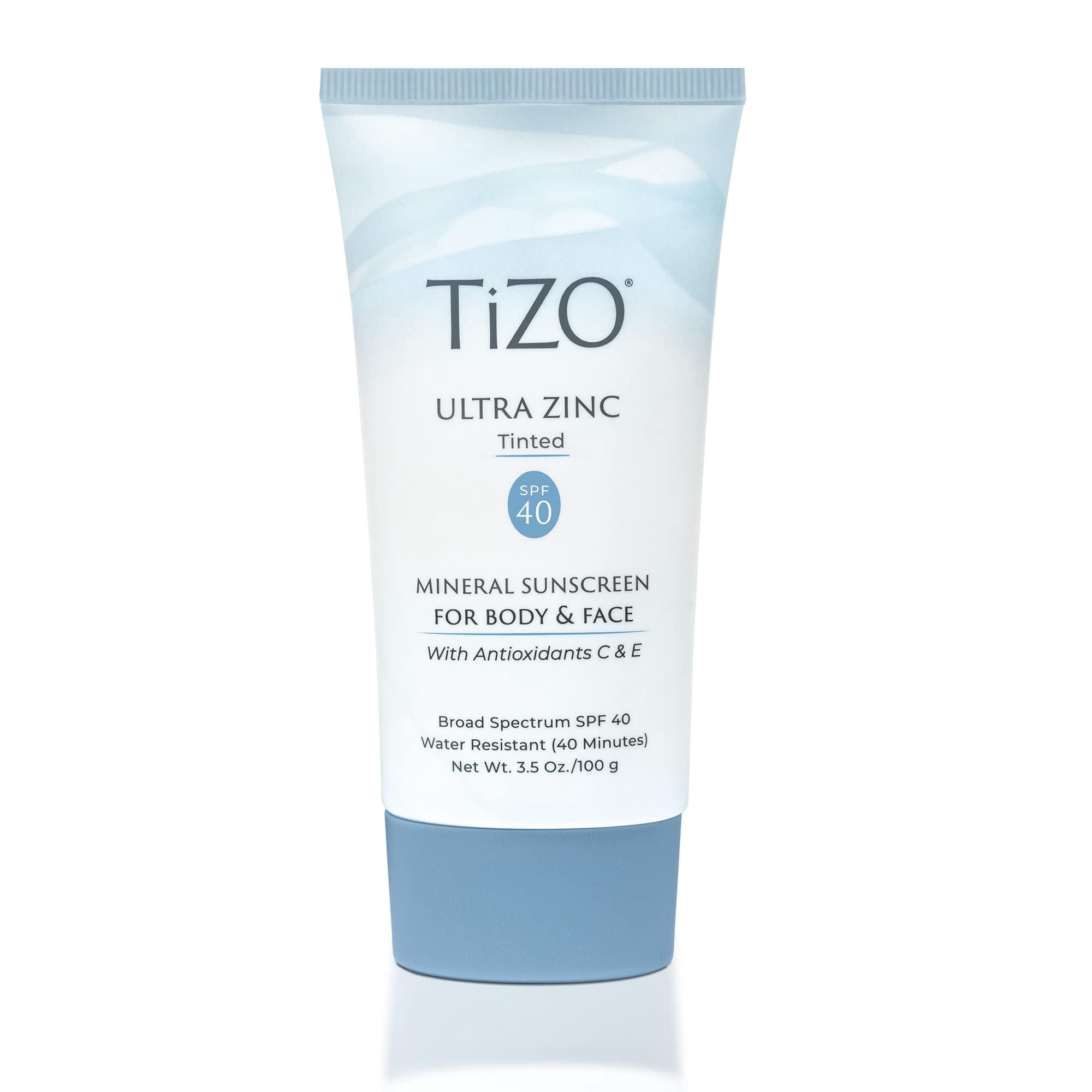 Protector Solar Tizo Ultra Zinc Para Rostro Y Cuerpo, Con Spf 40, 100 Ml
