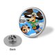 thumbnail image 3 of Augie Doggie y su papá-Theme Round Button Badge: Premium Metal Construction, Ideal for High-End Events 2.8 cm, 3 of 6