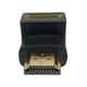 thumbnail image 3 of Copla Adaptador Para Hdmi Angulo 90 Cable Pantalla Tv Led Pc Notebook negro, 3 of 6