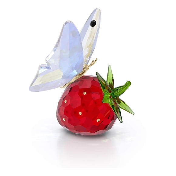 Figurilla Swarovski Idyllia Mariposa y Fresa