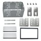 thumbnail image 3 of 2DIN Metal Fascia Mounting Cage Dash Kit Radio del coche DVD Stereo Installation, 3 of 5