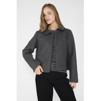 Eclipse - Casaca Paño Antonella Gris Gris M