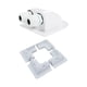 thumbnail image 5 of Kit De Soportes De Montaje Para Paneles Solares, Kit De Soporte De Esquina Para Techos De Caravanas, Color Blanco, 5 of 5