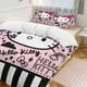 thumbnail image 1 of Hello Kitty 3-Piece Twin Bed Set - Includes 1 Single Comforter And 2 Pillowcases Bedding - Fade Resistant Microfiber - Hello Kitty, 1 of 4