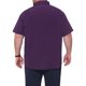 thumbnail image 3 of INSPIRE CHIC Regreso a Clases Camisas de Negocios de Manga Corta con Bolsillo en el Pecho para Hombres Grandes y Altos 4XL Púrpura Oscuro, 3 of 5