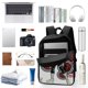 thumbnail image 3 of Bullseye-theme Backpack, Campus style schoolbag Bookbag with Adjustable Shoulder Straps And Large Zip Compartment, Unisex Travel Bags., 3 of 6