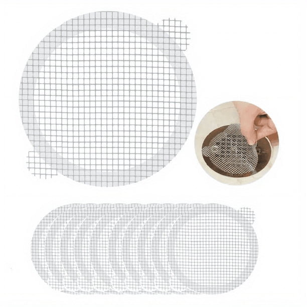 10pcs/30pcs Disposable Hair Floor Drain Pasted With Kitchen Anti-clogging Filter Screen Bathroom Hair Filter Sticker