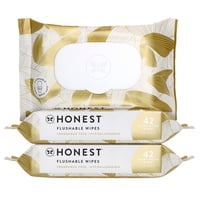 Toallitas Desechables The Honest Company Gilded Wings, 126 Unidades