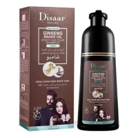 Disaar - Shampoo Tinte Cubre Canas Castaño Oscuro