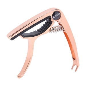 Bothyi - Cejilla Para Guitarra Eléctrica, Ajuste Profesional, Aleación De Zinc, Cejilla Para Guitarra Acústica, Oro Rosa