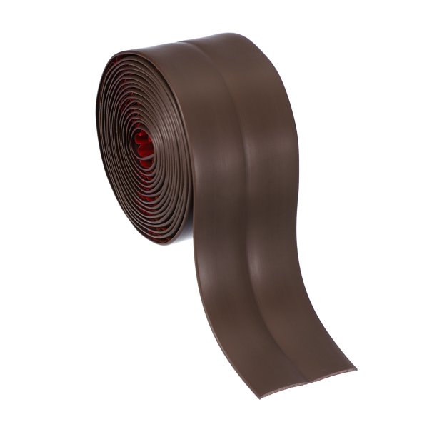 Protector de Esquina de Pared Uxcell, Protector de Borde de Esquina de Pared Autoadhesivo Flexible, Moldeado de Pelar y Pegar, Café 2.4 pulgadas x 3.3 pies