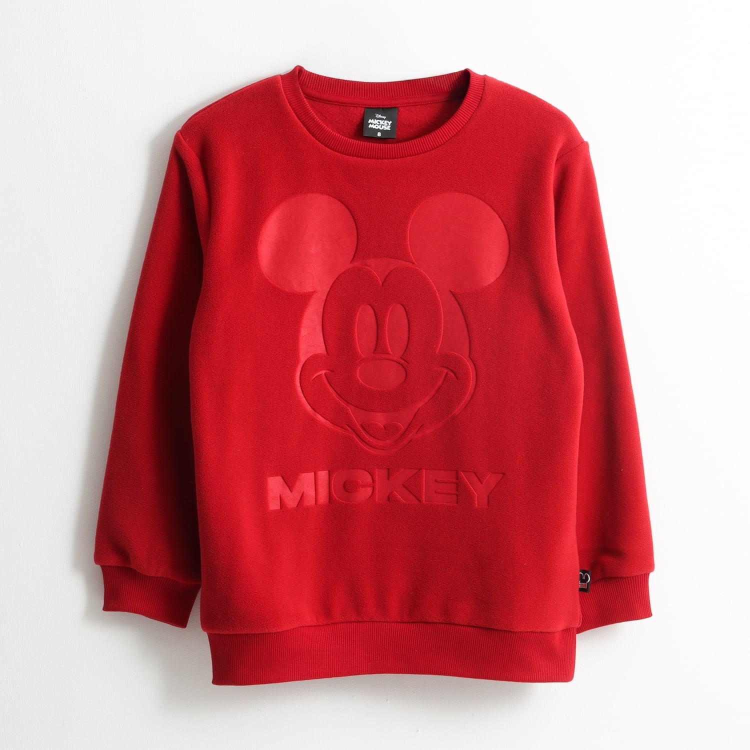 Polar Niño Diseño Frontal Mickey Rojo Disney