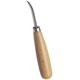thumbnail image 1 of Bruñidor EUROTOOL BRN-200.15 con mango curvo de madera dura de 3,8 cm, 1 of 1