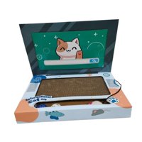 Ioensy - Rascador Portátil Para Gatos, Computadora Plegable Para Gatos, Regalo Para Gatos De Interior, Garra De Gatito