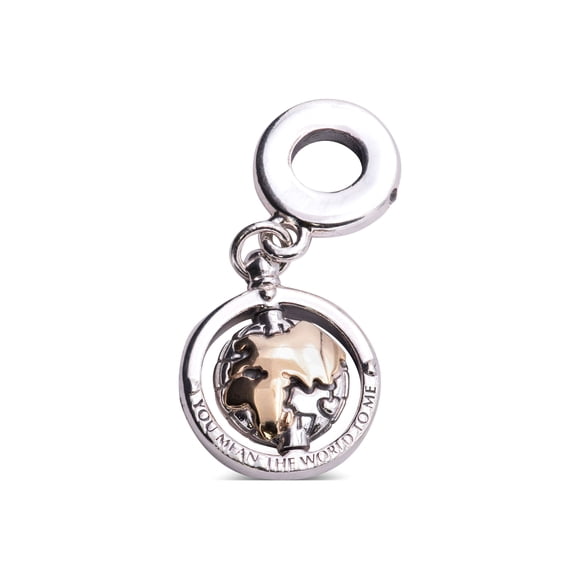 Dije Pandora People Spinning World Dangle Charm