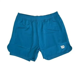 Short Wilson Flex Azul Con Calza Tenis Padel
