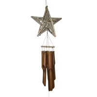 Carillón De Viento Cohasset Gifts Bamboo Driftwood Star #241