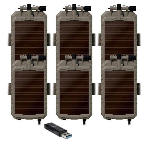 Paquete de batería solar Stealth Cam Sol-Pak 12V (paquete de 6)