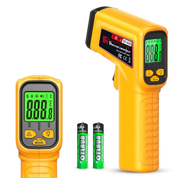 Termómetro infrarrojo FKM DT530, 58 °F a 986 °F, 50 °C a 530 °C